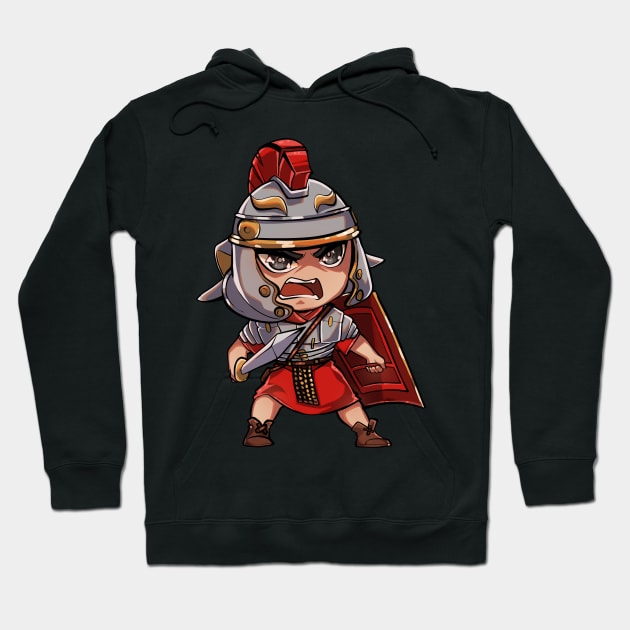 March of the Legionaries: Roman Empire Soldier Hoodie by Holymayo Tee